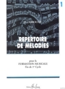 Rpertoire de Mlodies vol.1 pour voix et piano partition