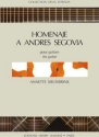 KRUISBRINK Annette Homenaje a Andrs Segovia guitare Partition