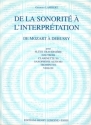LAMBERT Georges De la sonorit  l'interprtation Vol.2 de Mozart  flte ou violon ou hautbois ou trompette Partition