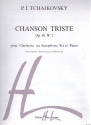 Chanson triste op.40,2 pour clarinette ou saxophone sib et piano