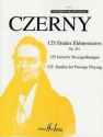 CZERNY Carl Etudes lmentaires (125) Op.261 piano Partition