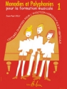 JOLY Jean-Paul Monodies et polyphonies Vol.1 formation musicale Partition