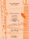 Larghetto et Allegretto pour flte (clarinette) et guitare partition et parties