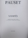 Vanits pour haute-contre, soprano, 2 violons, alto, violoncelle, contrebasse, clavecins et thorbe partition