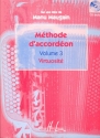 MAUGAIN Manu Mthode d'accordon Vol.3 accordon Partition + CD