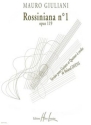 Rossiniana no.1 op.119 d'aprs Mauro Giuliani pour guitare et quatuor  cordes partition et parties