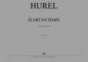 HUREL Philippe Ecart en temps 6 percussions Partition