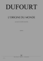 L'Origine du monde pour piano et ensemble (14 instruments) partition