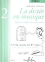 La dicte en musique vol.2 - corrig