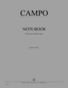 CAMPO Rgis Note-book quatuor  cordes Partition + matriel