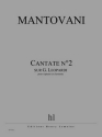 MANTOVANI Bruno Cantate n2 (sur G. Leopardi) soprano et clarinette Partition