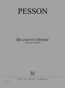 PESSON Grard De loup et d'estoc 2 violoncelles Partition