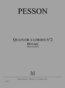 PESSON Grard Quatuor  cordes n2 Bitume quatuor  cordes Partition + matriel