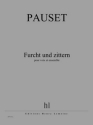 Furcht und Zittern fr Soli, gem Chor und Orchester Partitur