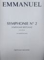 Symphonie en la majeur no.2 pour orchestre partition