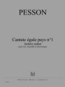 PESSON Grard Cantate gale pays n1 - Jachre aidant voix, ensemble et lectronique Partition