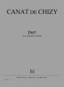 Canat, De, Chizy, Edith Drift Clarinette et orchestre Partition