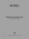 HUREL Philippe Espces d'espaces soprano, comdien et ensemble Partition