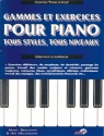 Marc Bercovitz, Gammes et Exercices pour Piano Klavier Buch