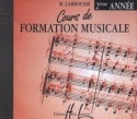 LABROUSSE Marguerite Cours de formation musicale Vol.2 formation musicale CD