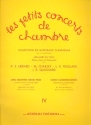 Les petits concerts de chambre vol.4 pour violon, violoncelle et piano parties