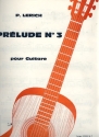 Prlude no.3 pour guitare