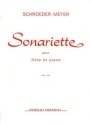 SCHROEDER-MEYER Hermann Sonariette flte et piano Partition