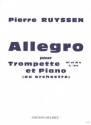 RUYSSEN Pierre Allegro trompette et piano Partition