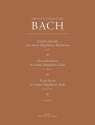 Bach, Johann Sebastian Klavierbchlein fr Anna Magdalena Bach Klav Spielpartitur(en)