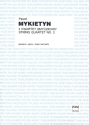 String quartet no.2 score and parts