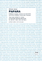 Papara for clarinet, violin, cello and piano parts