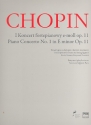 Concerto in e Minor no.1 op.11 for piano, 2 violins, viola, cello and double bass score and parts