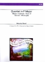 Quartet f major for flute, oboe, clarinet, horn and bassoon score and parts