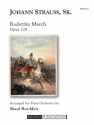 Radetzky March op.228 for flute orchestra score and parts