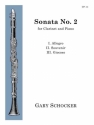 Gary Schocker, Sonata No. 2 For Clarinet and Piano Klarinette und Klavier Buch