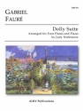 Gabriel Faur, Dolly Suite for Four Flutes and Piano Flute Quartet and Piano Partitur + Stimmen