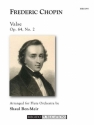 Frdric Chopin, Valse, Op. 64, No. 2 for Flute Orchestra Fltenensemble Partitur + Stimmen