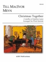 Christmas Together  for flute, oboe, clarinet, horn and bassoon score and parts