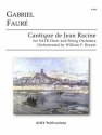 Gabriel Faure, Cantique de Jean Racine SATB and String Orchestra Chorpartitur