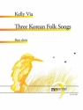 Three Korean Folk Songs Fltenensemble Partitur + Stimmen