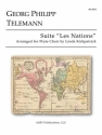 Georg Philipp Telemann, Suite Les Nations Fltenensemble Partitur + Stimmen