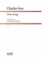 Ives, Charles, Three Songs Clarinet and Piano