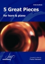 Various 5 great pieces Hrn/Pno(French horn albums)