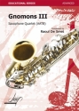 De Smet, Raoul, Gnomons III Saxophone Quartet