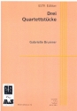 3 Quartettstcke fr 2 Violinen, Viola und Violoncello Partitur und Stimmen