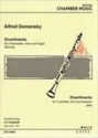 Alfred Domansky Divertimento fr 2 Klarinetten, Horn, Fagott Stimmen