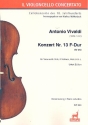 Konzert F-Dur Nr.13 RV410 fr Violoncello solo, 2 Violinen, Viola und Bc fr Violoncello und Klavier