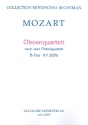 Quartett B-Dur KV285b fr Oboe, Violine, Viola und Violoncello Partitur und Stimmen