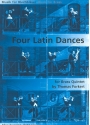 4 Latin Dances fr 2 Trompeten, Horn, Posaune und Tuba Partitur und Stimmen