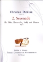 Serenade Nr.2 op.3 fr Flte, Horn (Viola) und Gitarre Partitur und Stimmen